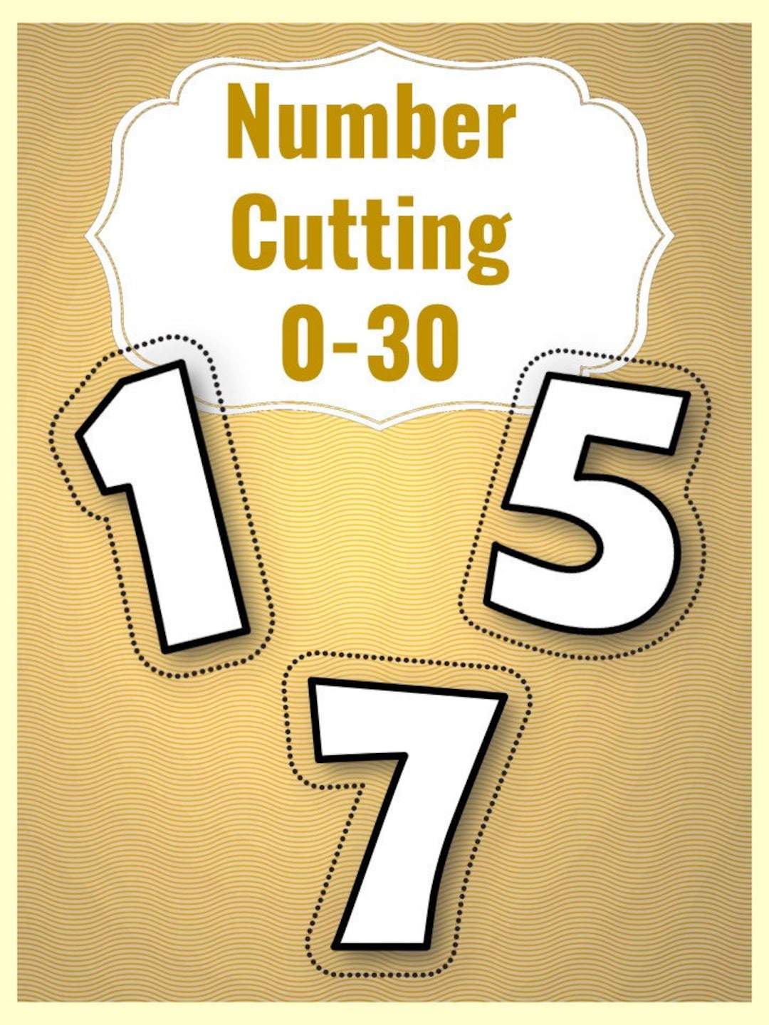 30 Number Printable Worksheets Download Preschool & - Etsy