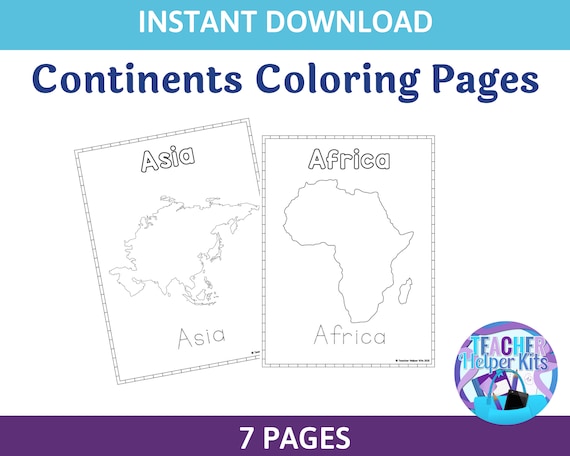 continents montessori geography worksheets continents etsy australia