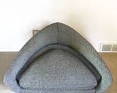 vintage mid century Wieland triangle lounge chair