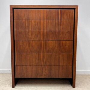 mid century Arthur Umanoff Dillingham tall dresser chest wardrobe image 1