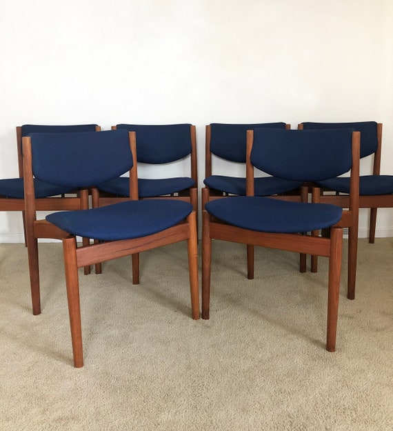 Finn Juhl Model 197 France & Son Teak Dining Chair Set of 6 or 10