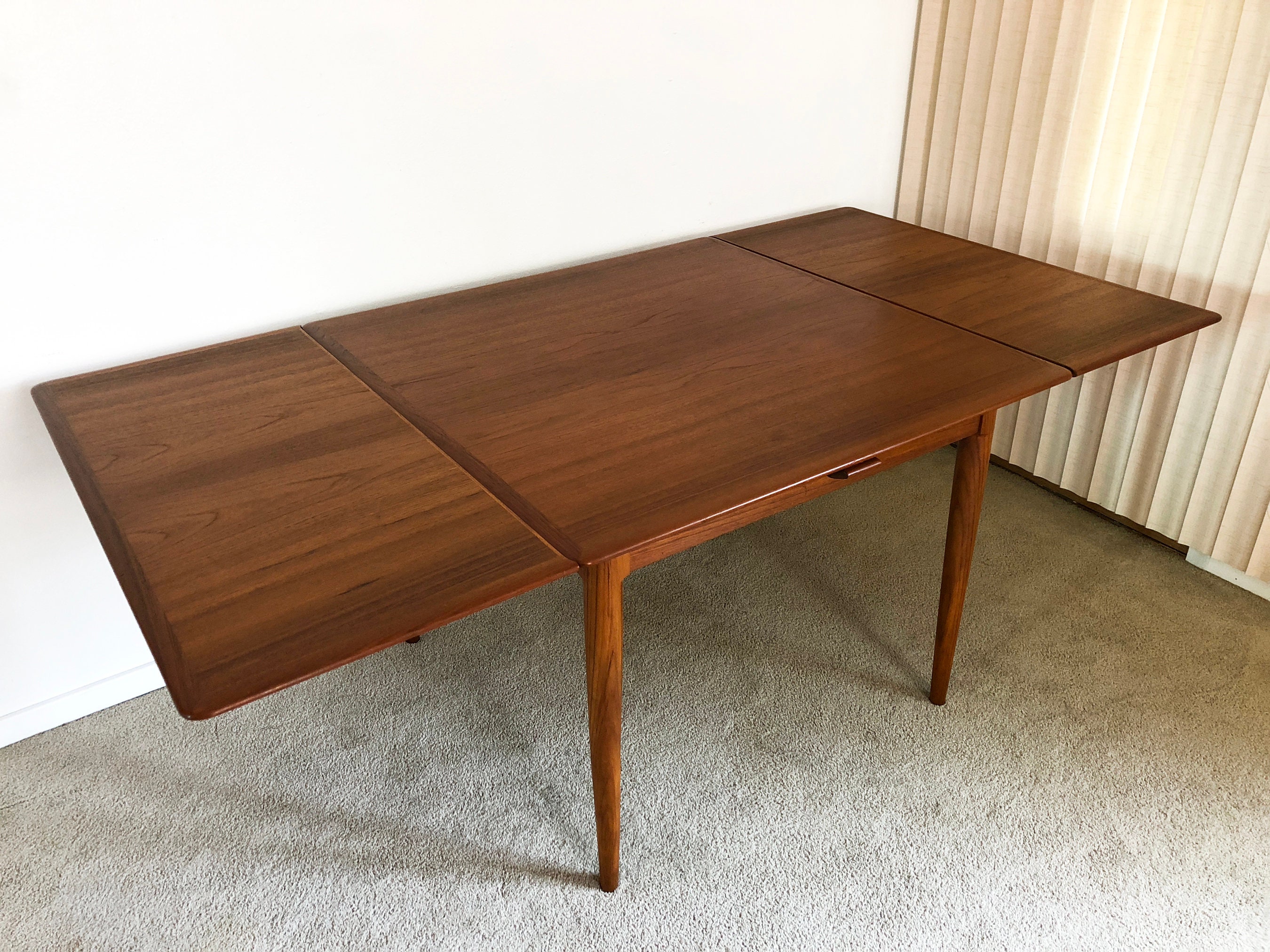 Danish modern Skovmand & Andersen teak dining table Danish modern Skovmand & Andersen teak dining table