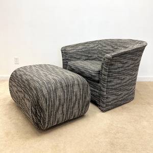 Milo Baughman Thayer Coggin lounge chair and ottoman mid century