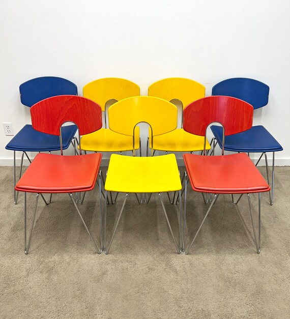 Kusch+Co. Mikado 1800　walter leeman Set of Four Mikado 1800 Side Chairs by Walter Leeman for