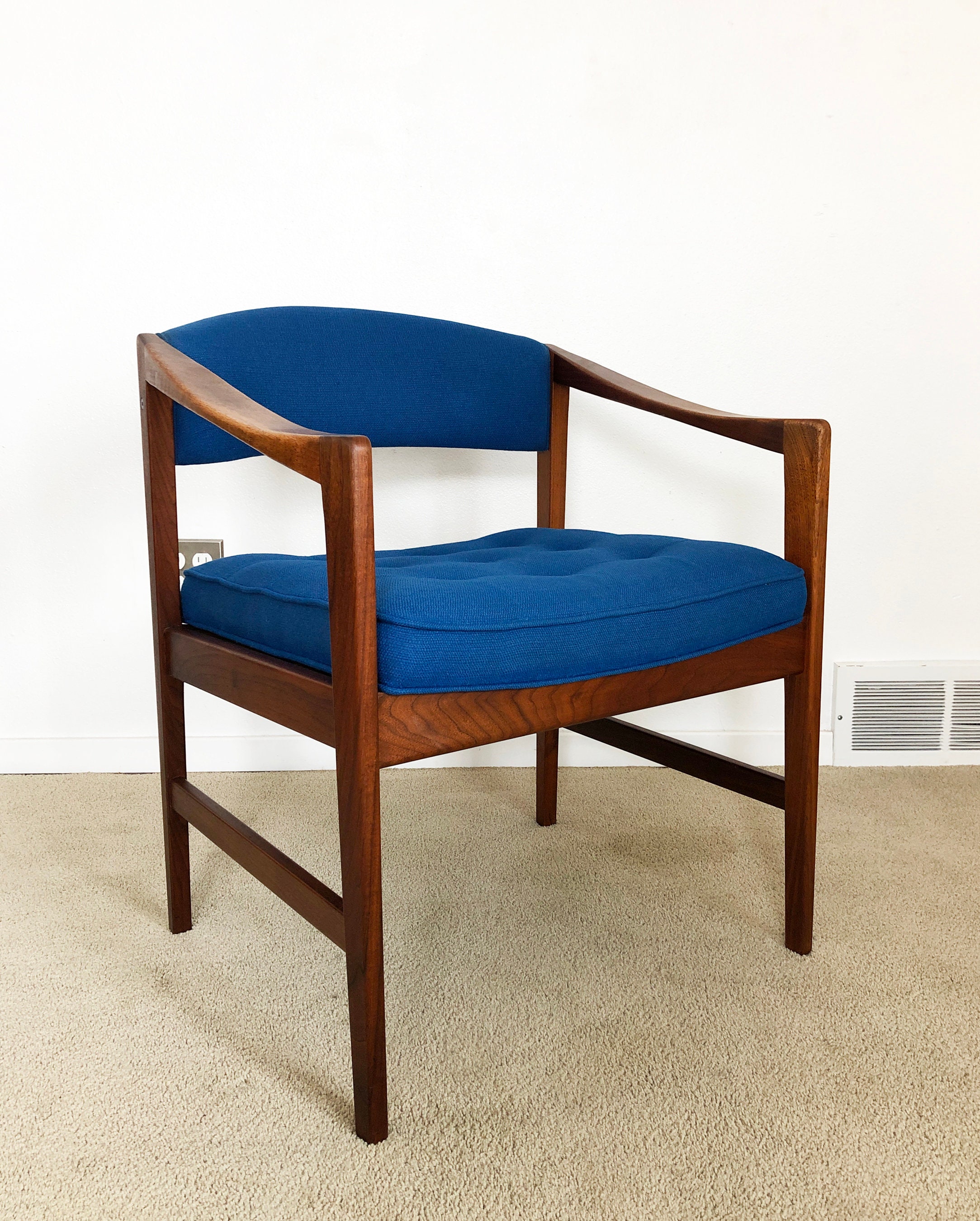 Vintage Danish Modern Ray Zimmerman DUX Lounge Chair Sweden Mid