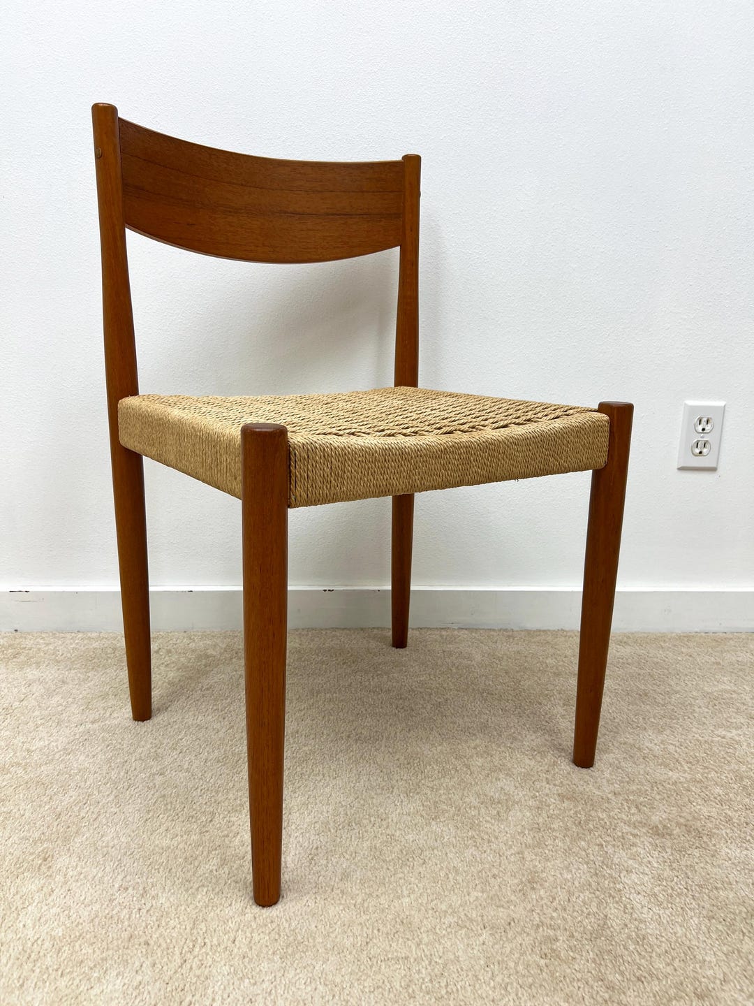 Vintage Danish Modern Poul Volther Frem Rojle Teak Dining Chair - Etsy