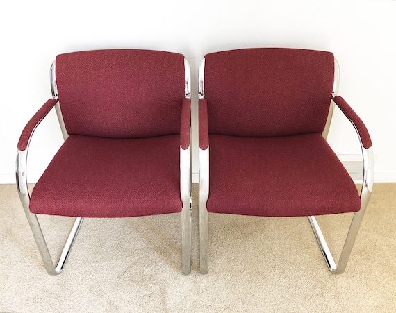 Vintage Mid Century 2 Warren Snodgrass Chairs Etsy