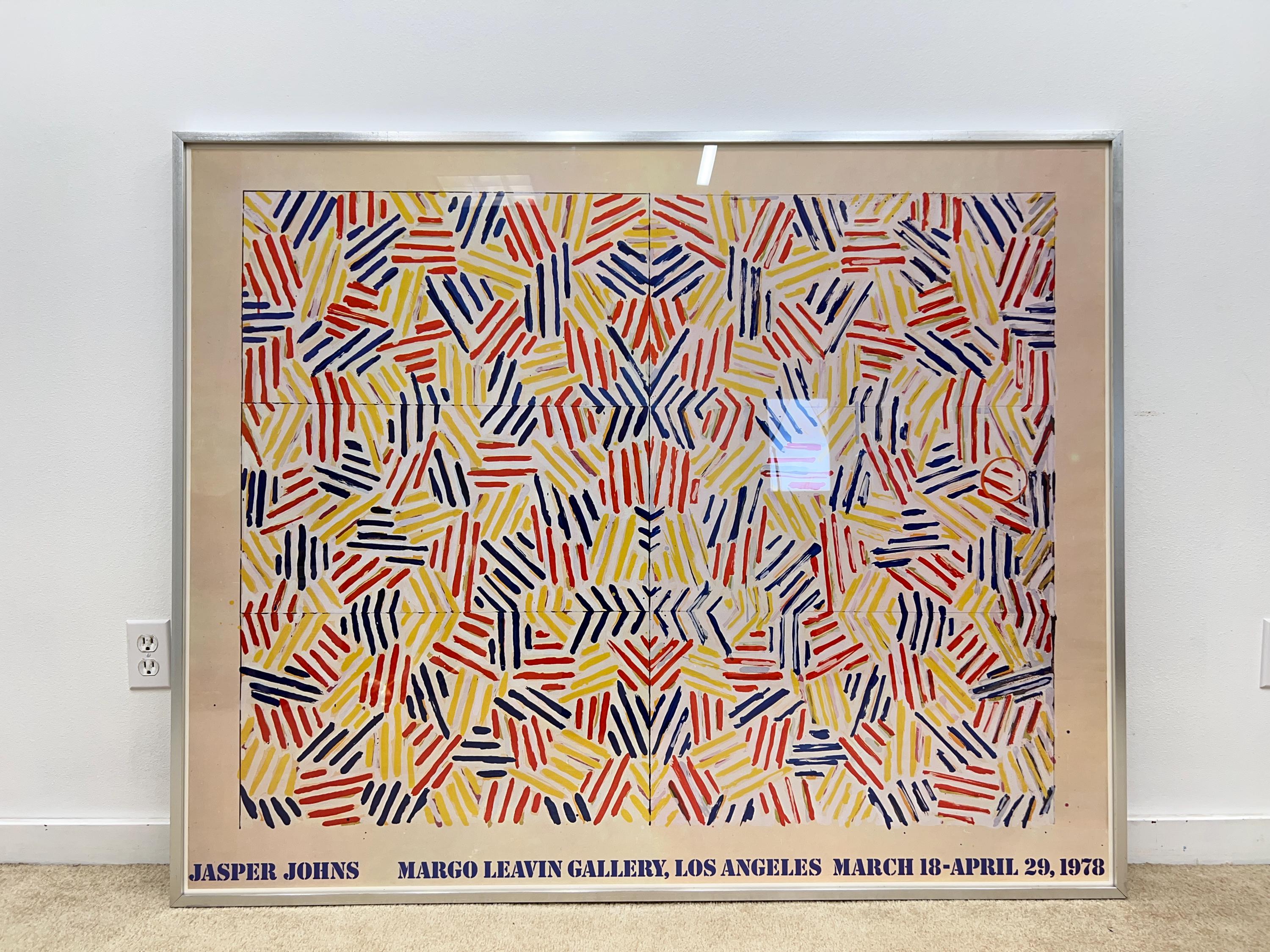 Jasper Johns Exhibition Poster - Etsy