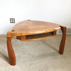 vintage mid century studio craft sculptural coffee table