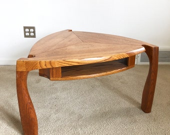 vintage mid century studio craft sculptural coffee table