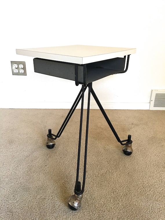 Vintage Ibm Table Eliot Noyes Mid Century Etsy