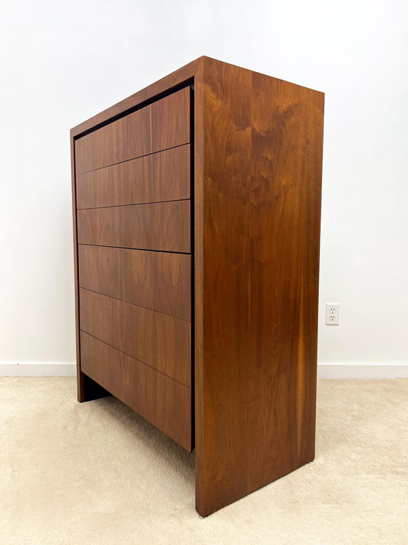 mid century Arthur Umanoff Dillingham tall dresser chest wardrobe image 3