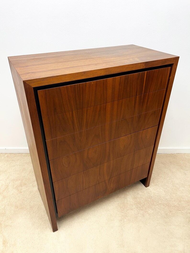 mid century Arthur Umanoff Dillingham tall dresser chest wardrobe image 4