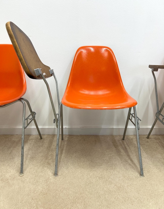 Herman miller fiberglass shell chair discount