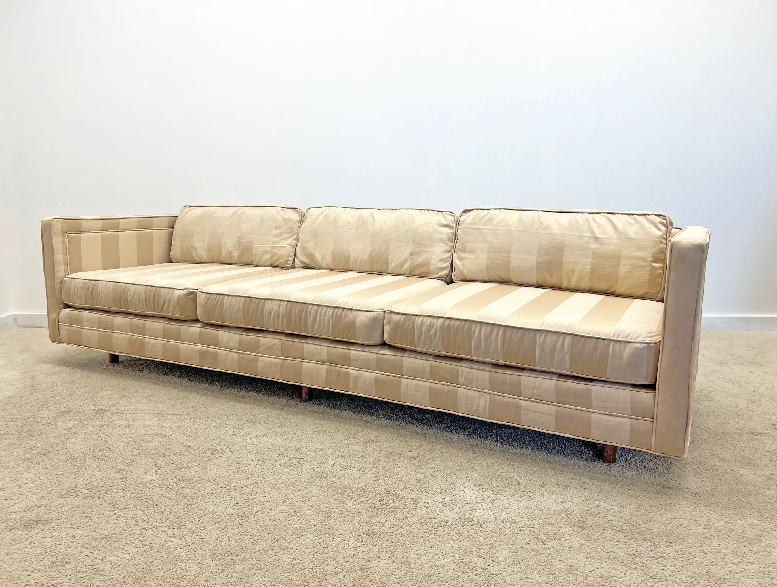 Vintage Mid Century Long Harvey Probber Tuxedo Sofa Couch Etsy UK