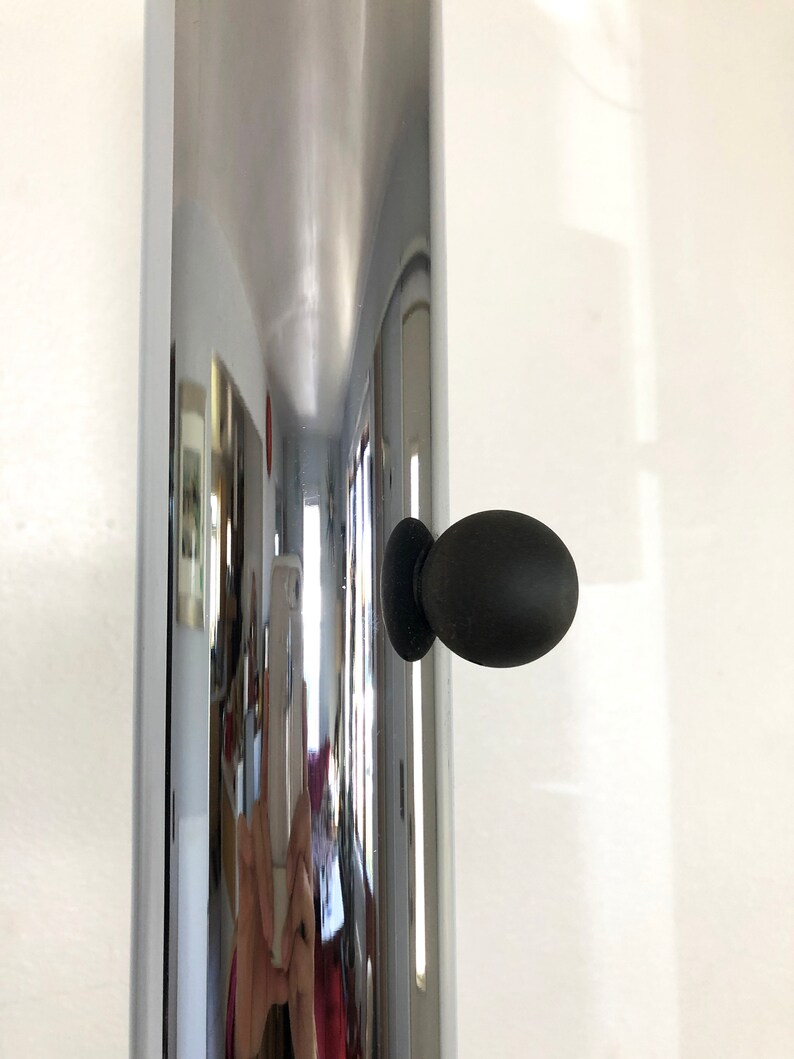 Mid century chrome tube ball floor lamp halogen mod | Etsy