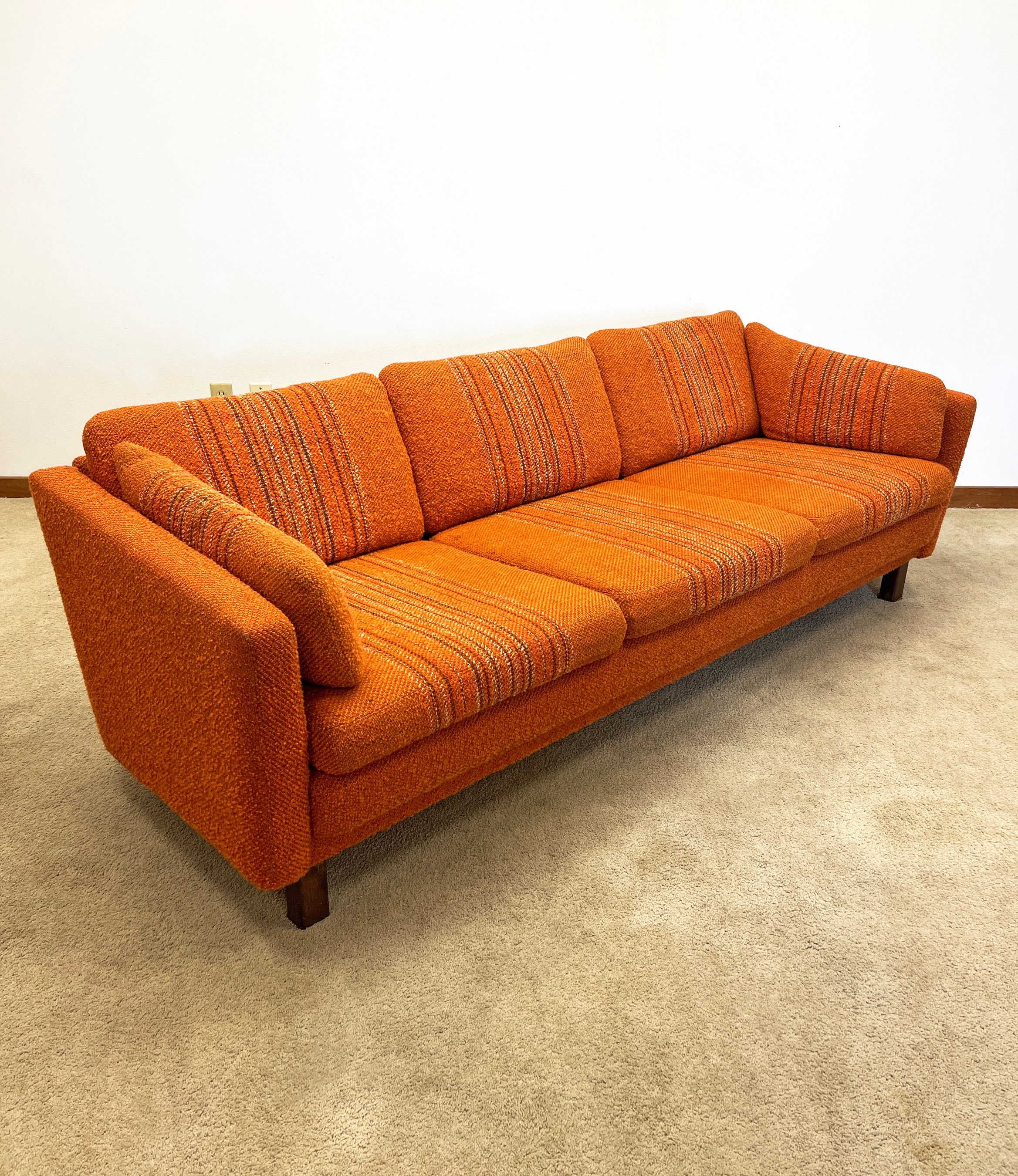 Mid century pull out sofa bed deals