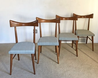 Paul McCobb Planner Group (4) bowtie dining chairs mid century