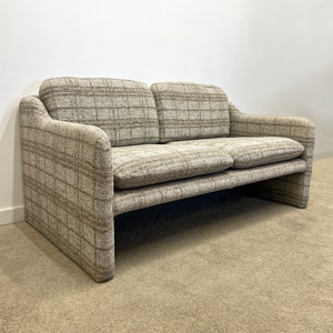 vintage mid century mod 1970s sofa couch loveseat