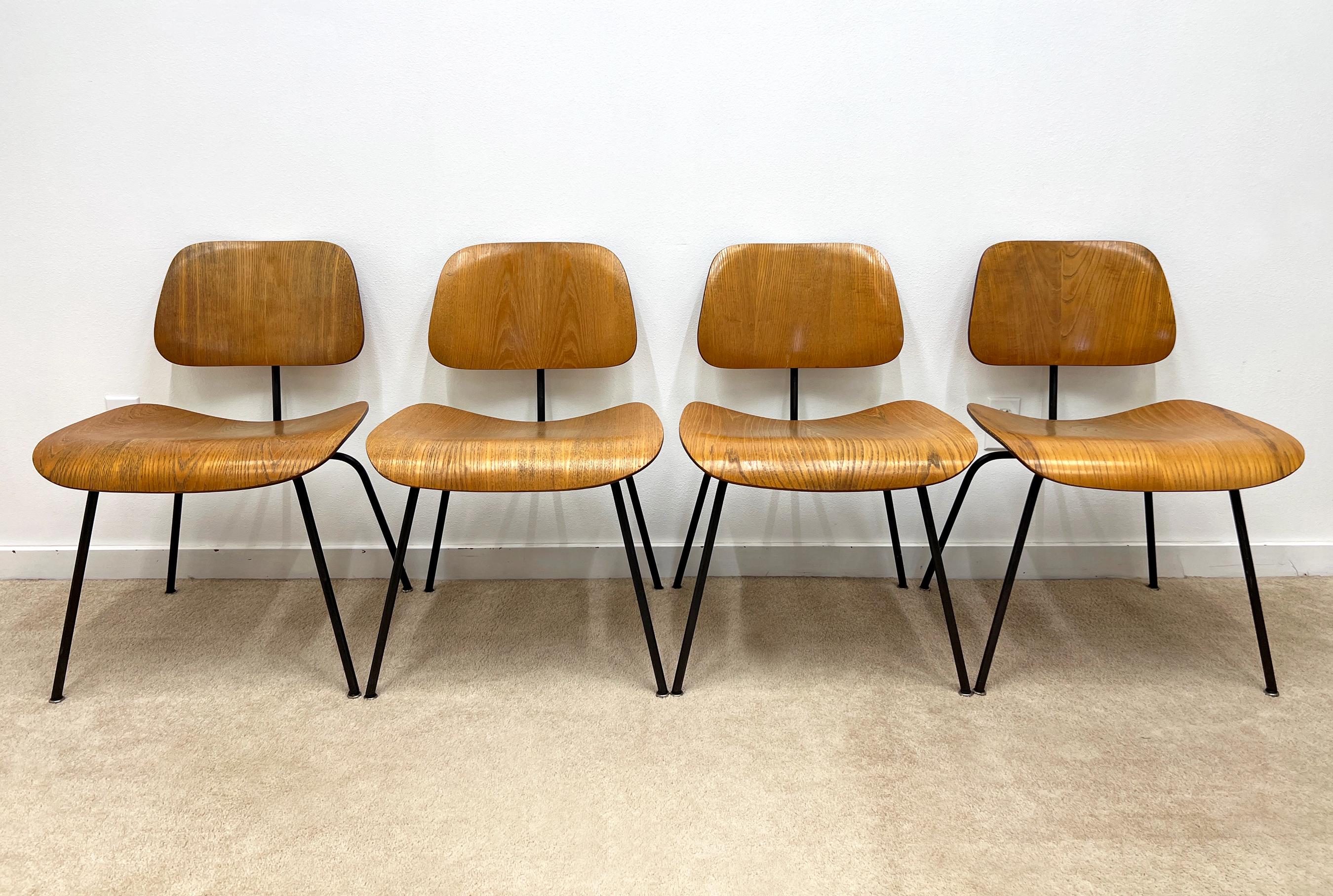 Herman Miller DCM Eames オリジナル美品 Herman Miller Eames DCM Upholstered Chair 1970s – BTWEEN SPACES