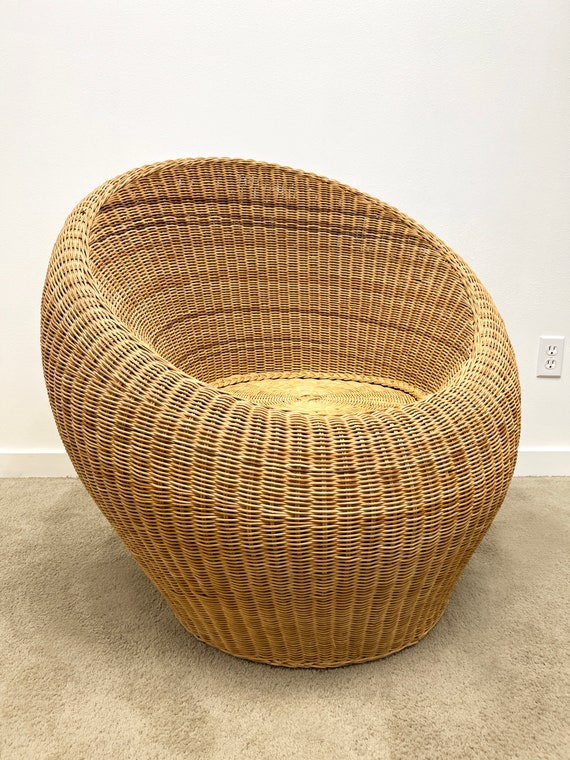 椅子 vintage rattan easy chair Vintage rattan easy chair by Ikea, 1980's | #170004