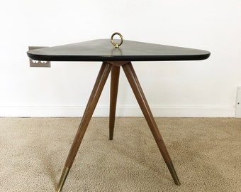 mid century italian gueridon tripod side end table