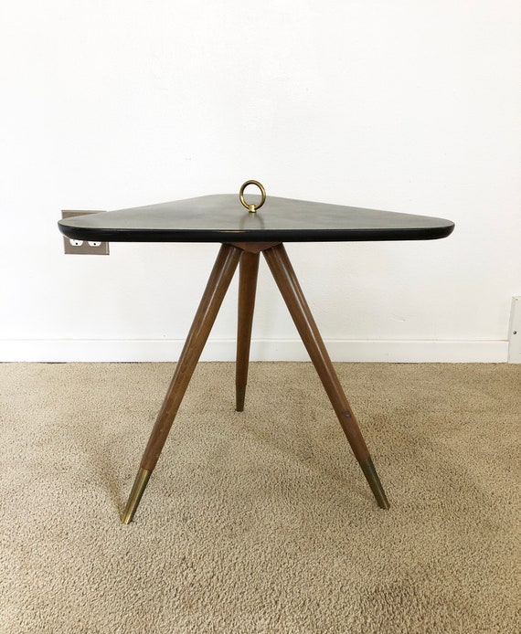 mid century italian gueridon tripod side end table