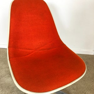 Herman Miller Eames upholstered side shell chair office contract base rolling adjustable height mid century image 6