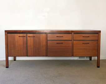 mid century Kipp Stewart Calvin walnut credenza buffet sideboard