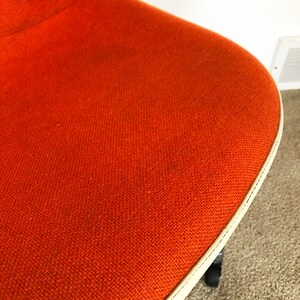 Herman Miller Eames upholstered side shell chair office contract base rolling adjustable height mid century image 8