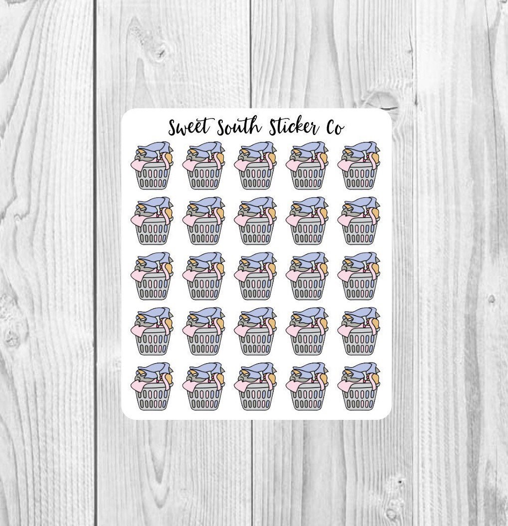 Cesta de lavandería Coros Tareas domésticas Limpieza | Etsy