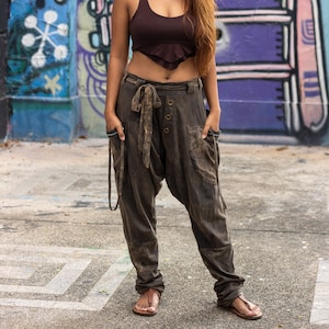 Harem Pants for Women & Men in Nebula / Super Soft Cotton / Lounge Pants