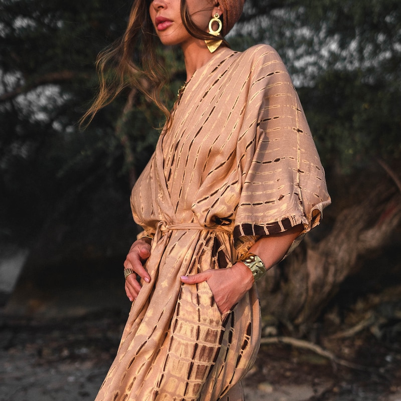 Kimono Robe Pockets Plus - Etsy