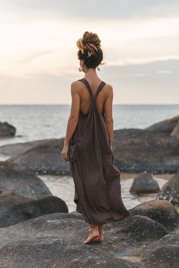 Boho dress with pockets cheap