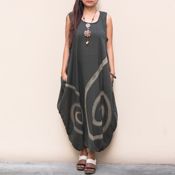 oversized boho dress