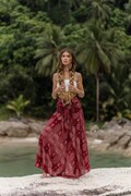Maxi Skirt & Dress Lamai Red / Boho Mandala Skirt / Bohemian Vibes product logo