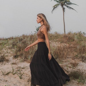 Maxi Skirt Moana / Boho Cotton Skirt / Light and Flowy zdjęcie 4