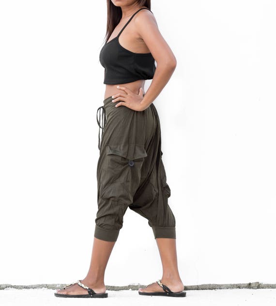 Ninja Pants Harem Pants Drop Crotch 