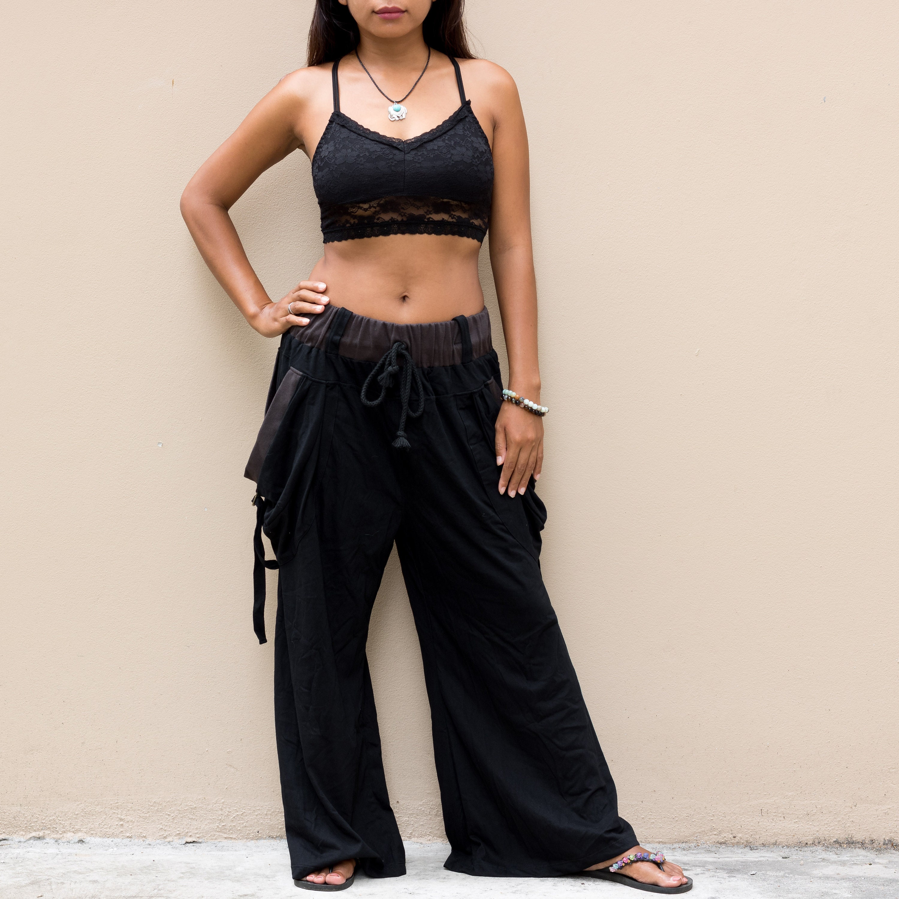 Cotton palazzo shop pants petite