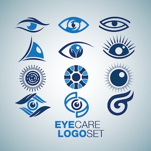 Instant Download Eye Care Logo Set