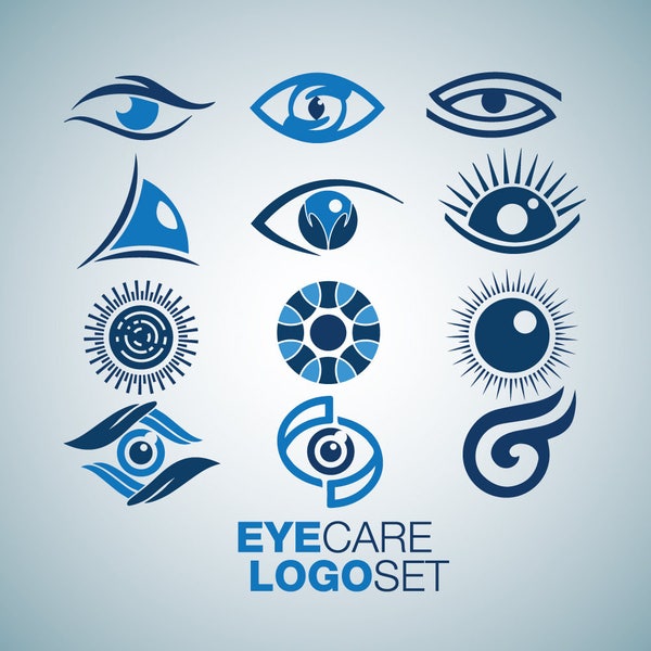 Instant Download Eye Care Logo Set