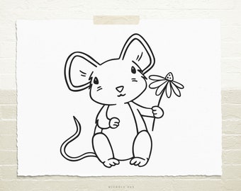 Download Cute Mouse Svg Etsy