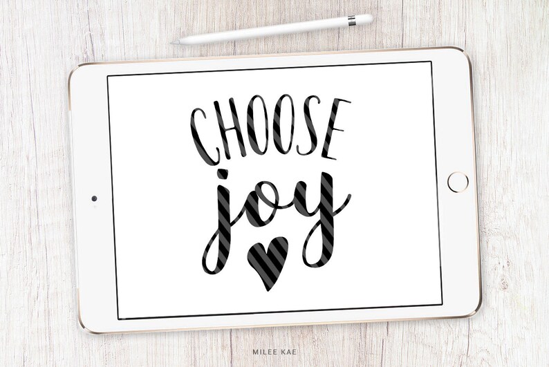 Download Choose joy svg file Svg cut file Cutting file Cute SVG | Etsy