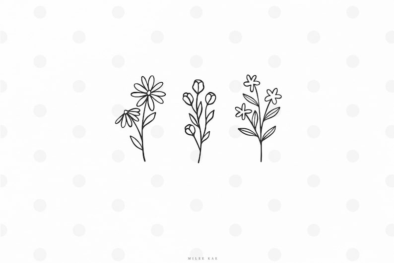 Free Free 199 Simple Wildflower Svg Free SVG PNG EPS DXF File
