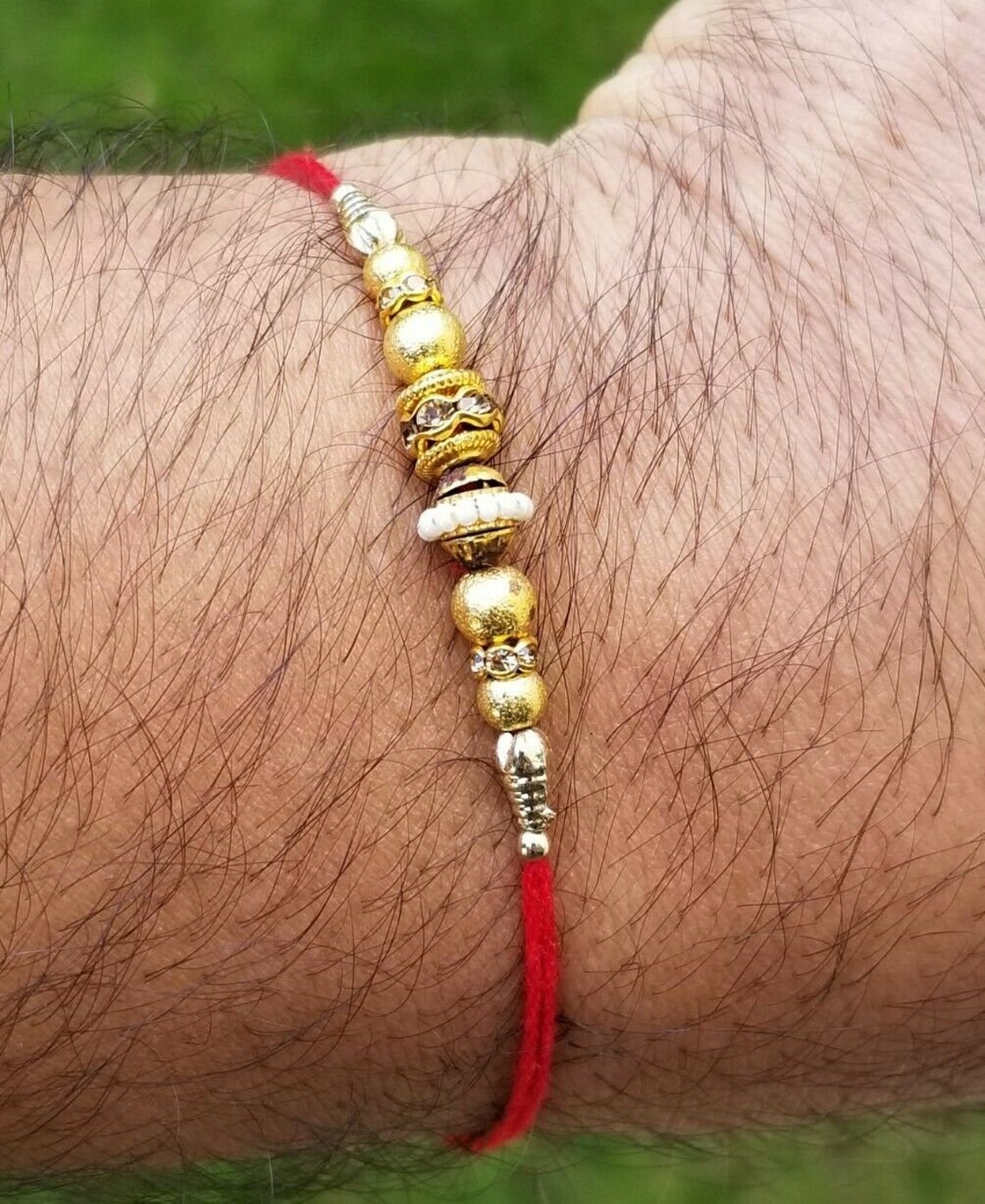 Hindu Red Thread Evil Eye Protection Stunning Bracelet Luck Etsy