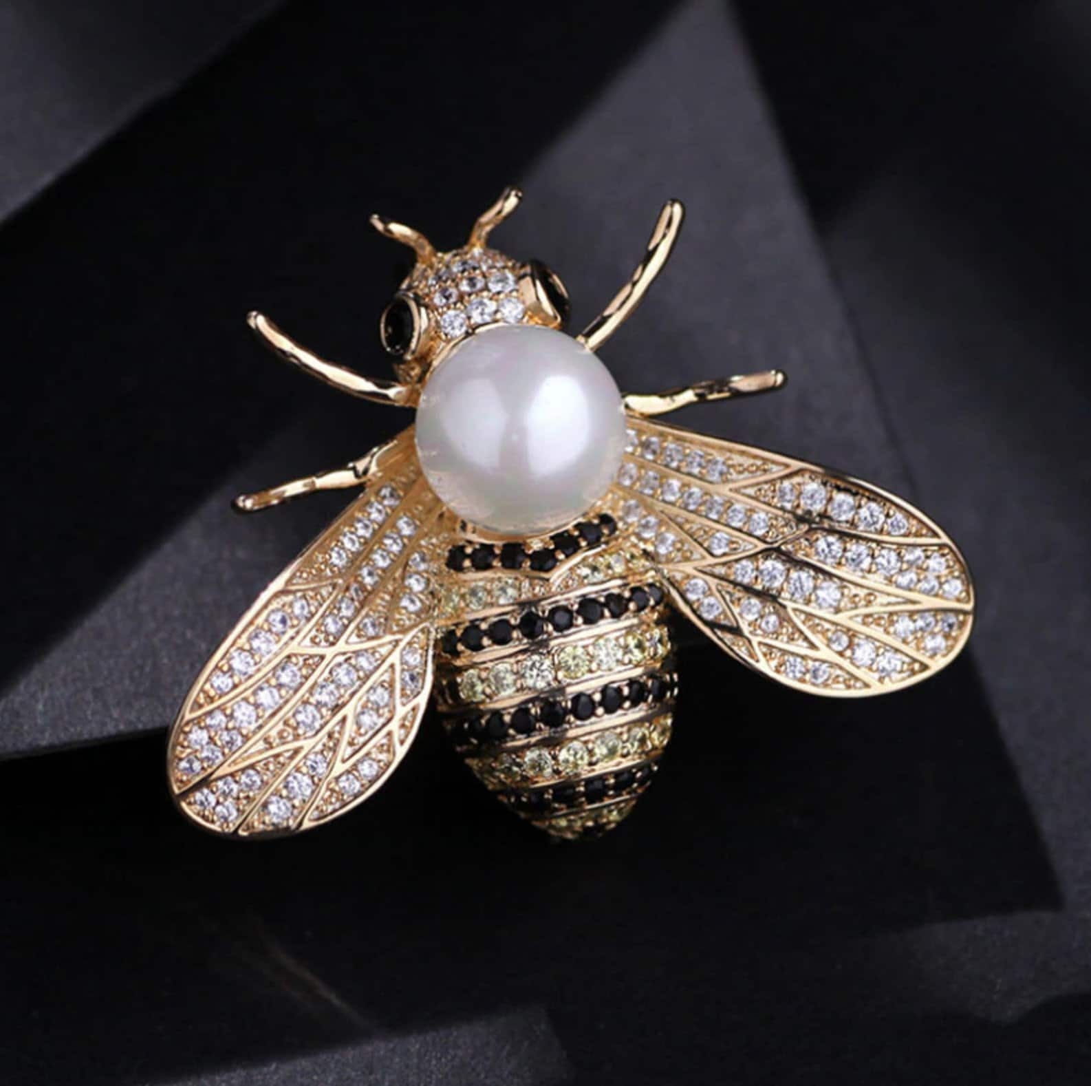 Stunning Look Gold Plated Gold Honey Bee - Etsy