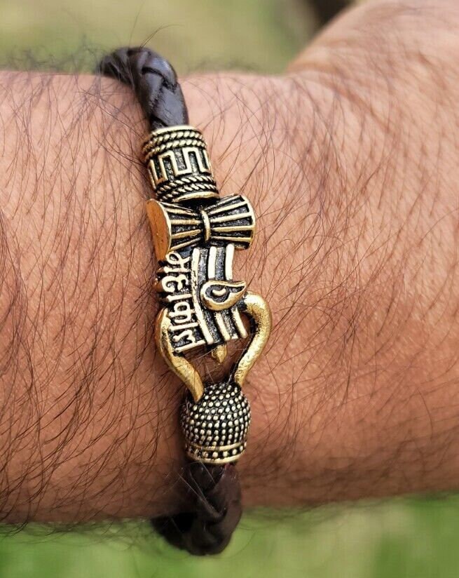 Buy 100 Original Narmadeshwar Shivling with Pure Brass Base and Mahakal  Leather Bracelet online  Buy Spiritual Products