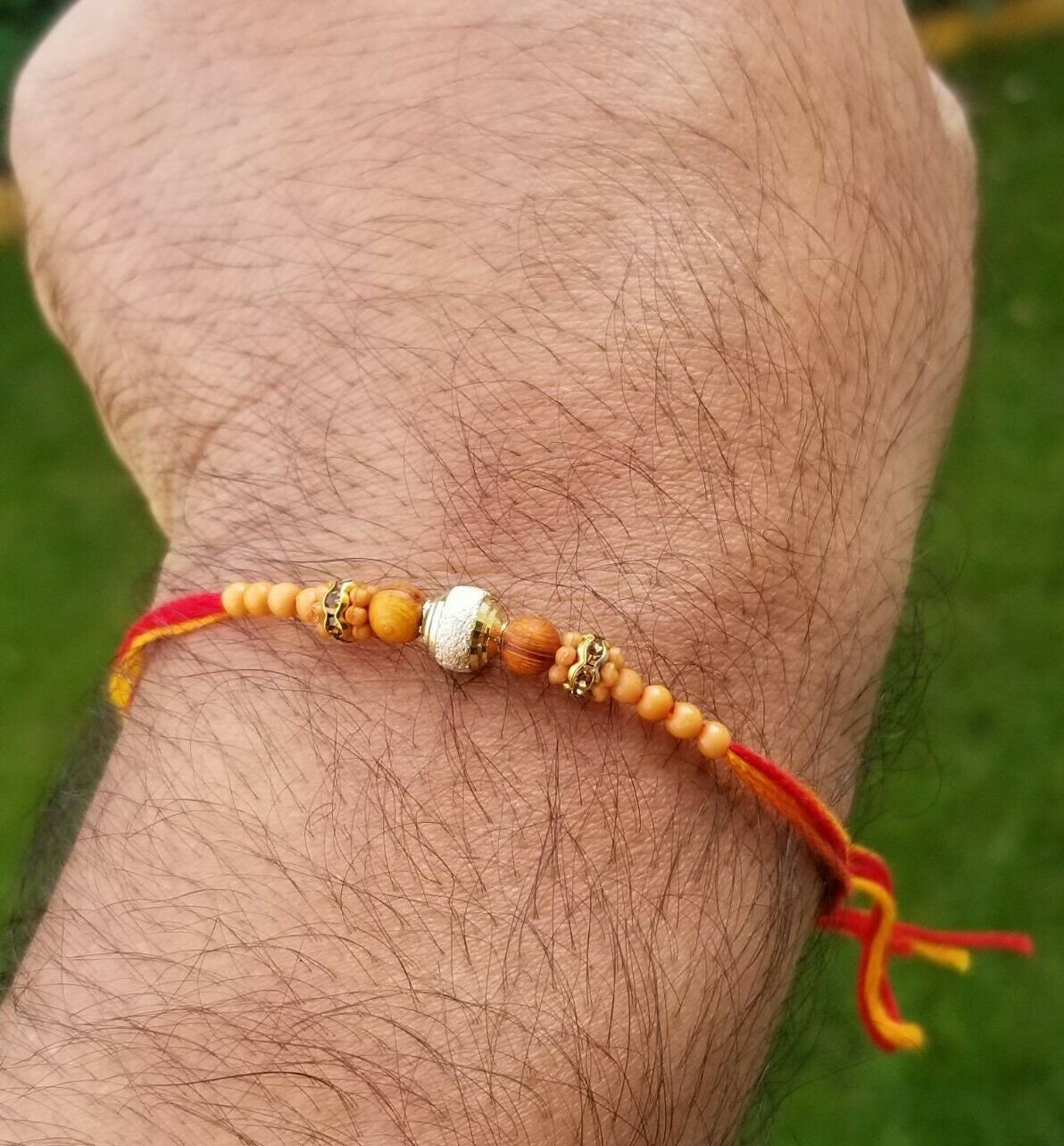 Hindu red thread evil eye protection stunning bracelet luck talisman a   wwwOnlineSikhStorecom