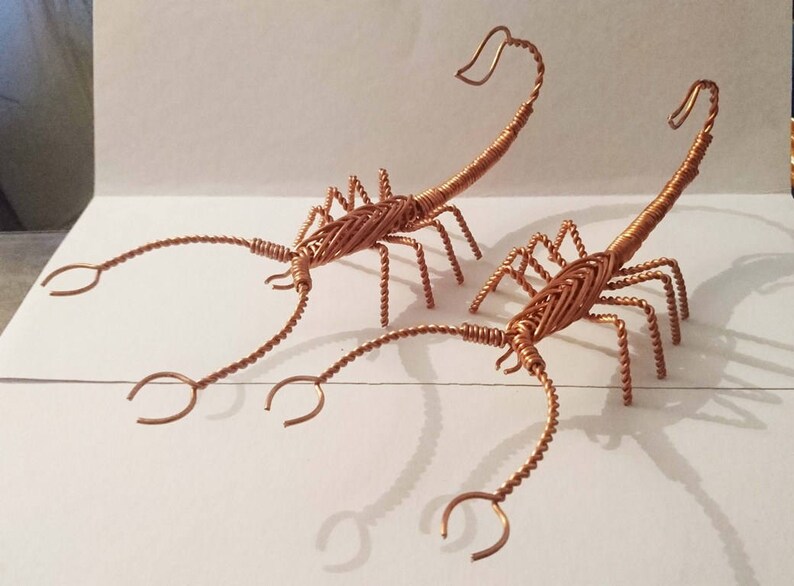 Copper Wire Scorpion Etsy