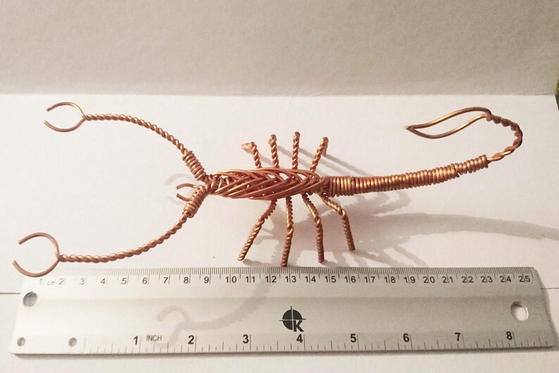 Copper Wire Scorpion Etsy